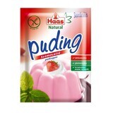 Pudding de fresa en polvo, 40g, Haas Natural