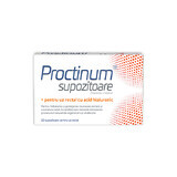 Proctinum supositorios de ácido hialurónico para las hemorroides, 10 piezas, Zdrovit