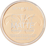 Pudra compacta Stay Matte 001, 14 g, Rimmel London