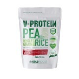 V-Protein Fresa Proteína Vegetal en Polvo, 240 g, Gold Nutrition