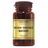 Reishi + Shiitake + Maitake, 60 gélules, Cosmopharm