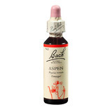 Aspen Original Bach rimedio floreale gocce di pioppo tremulo, 20 ml, Rescue Remedy