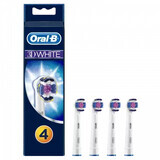 Soporte para cepillo de dientes eléctrico Braun 3D White, 4 piezas, Oral-B