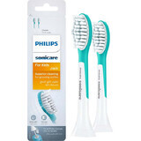 Recambios de cepillos dentales eléctricos para niños de 7 años, 2 piezas, Philips Sonicare