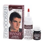 Männershampoo Farbstoff Manly satin, 25ml, Gerocossen