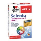 Sélénium + Vitamines A, C, E Dépôt, 30 gélules, Doppelherz