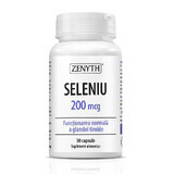 Selenio 200 mcg, 30 cápsulas, Zenyth