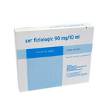 Siero fisiologico 90 mg/10 ml, 5 fiale, Zentiva