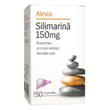 Silimarina 150 mg, 50 comprimidos, Alevia