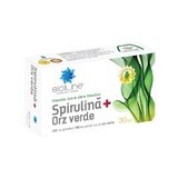 Spirulina + Green Barley, 30 compresse, Helcor