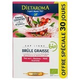 Quema Grasa, Extracto de Guaraná, Té Verde, 30 ampollas, Laboratoires Dietaroma