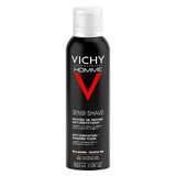 Vichy Homme Espuma de afeitar antiirritación para pieles sensibles, 200 ml