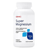 Super Magnesio 400 mg (136912), 90 comprimidos, GNC