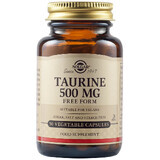 Taurina 500 mg, 50 cápsulas, Solgar