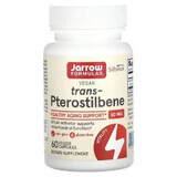 Trans - Pterostilbene 50mg Jarrow Formulas, 60 cápsulas, Secom