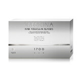 Tratamiento completo para las fases iniciales de la caída y el debilitamiento del cabello en el hombre Crescina Islas Foliculares 1700, 10 + 10 ampollas, Labo