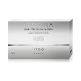 Tratamiento completo para las fases iniciales de la caída y el debilitamiento del cabello en la mujer Crescina Islas Foliculares 1700, 10 + 10 ampollas, Labo