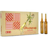 Traitement de la chute des cheveux au ginseng, 12 ampoules, Bes Beauty & Science