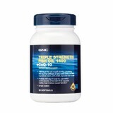 Aceite de pescado de triple potencia y coenzima Q-10, 885411, 60 cápsulas, GNC