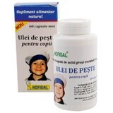 Olio di pesce per bambini, 60 capsule, Hofigal