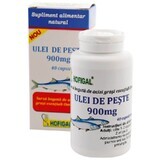 Aceite de pescado, 900 mg, 40 cápsulas, Hofigal