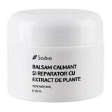 Baume apaisant et réparateur aux extraits de plantes, 30 ml, Sabio