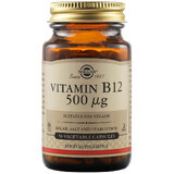 Vitamina B12 500 mcg, 50 cápsulas, Solgar