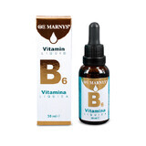 Vitamina B6 Líquida (Piridoxina), 30 ml, Marnys