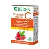 Vitamine C 1000 mg & Vitamine D3 2000 UI, 30 comprimés, Beres 