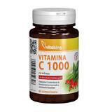 Vitamine C 1000 mg met foelie, 60 langzaam absorberende tabletten, VitaKing