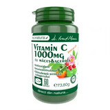 Vitamina C 1000mg con macis y acerola con naranja, 60 comprimidos, Pro Natura