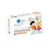 Vitamina C con propóleo para niños, 30 comprimidos, Helcor