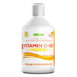 Vitamina C Líquida 1000 Mg + Vitamina D3 + Zinc, 500ml, Swedish Nutra