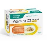 Vitamina Natural D2 1000 IU, 30 cápsulas, Rotta Natura