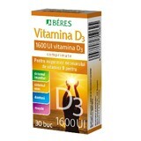 Vitamina D3 1600UI, 30 comprimate, Beres