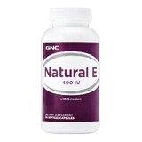 Vitamina E natural 400 UI con selenio (077967), 90 cápsulas, GNC