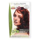 Teinture pour cheveux, nuance 7.55 blond moyen-rouge foncé, 115 ml, Naturigin