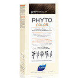 Teinture permanente teinte 6.77 Light Brown Cappuccino, 50 ml, Phyto