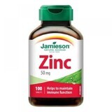 Zinc 50mg, 100 comprimidos, Jamieson