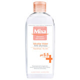 Agua micelar para pieles sensibles y secas Antisequedad, 400 ml, Mixa