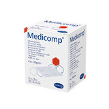 Medicomp, compresas estériles de vellón, 4 capas, 30 g/m2, 5 cm x 5 cm, 50 uds.