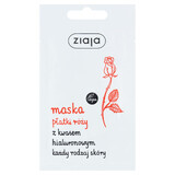 Ziaja Pétalos de Rosa, mascarilla facial con ácido hialurónico, 7 ml