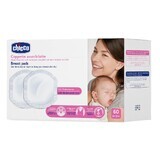 Chicco, Discos absorbentes NaturalFeeling, antibacteriano, 60 unidades