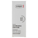 Ziaja Med Tratamiento Protector, crema facial matificante, FPS 50+, 50 ml