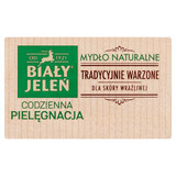 Ciervo blanco, jabón natural hipoalergénico, 100 g