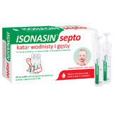 Isonasin Septo, solución para enjuague nasal, 5 ml x 20 ampollas