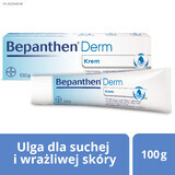 Bepanthen Derm Crema, crema corporal especializada, piel seca, con tendencia a la irritación, a partir del día 1, 100 g