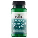 Swanson Essential Amino Acid Complex, AjiPure-complex van 9 essentiële aminozuren, 60 vegetarische capsules