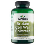 Swanson Chlorella Pared Celular Rota, 360 comprimidos