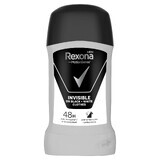 Rexona Men, antitranspirante en barra, Invisible, Blanco y Negro 50 ml